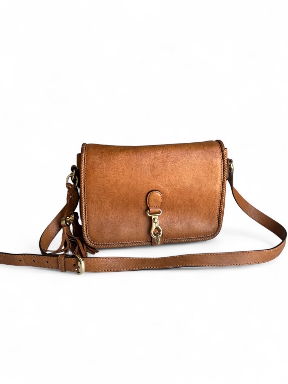 Gucci Calfskin Leather Marrakech Crossbody Bag - Pre-Loved
